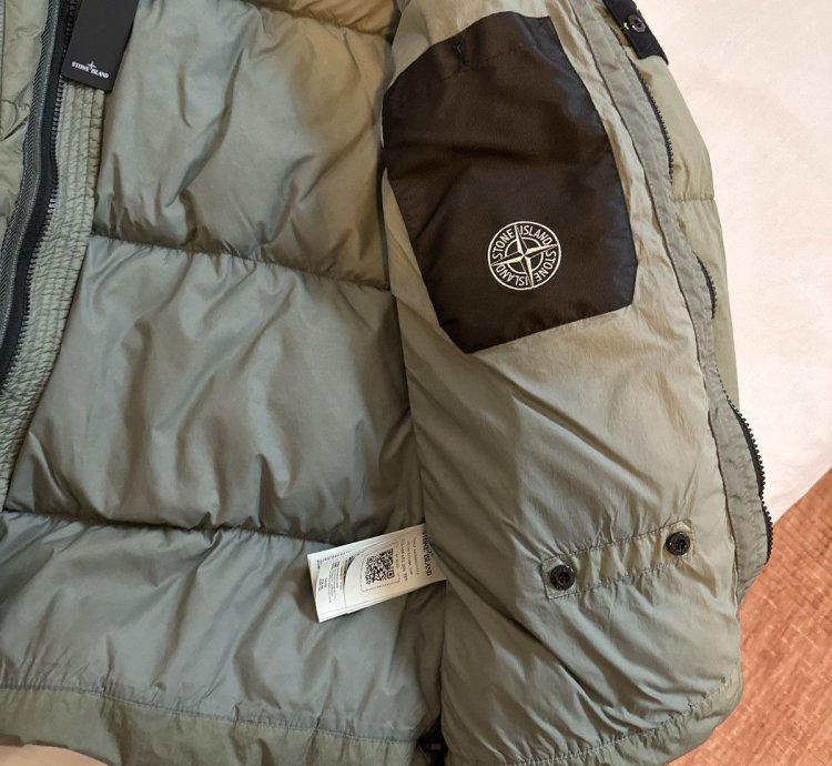 Stone Island Olive Down Jacket