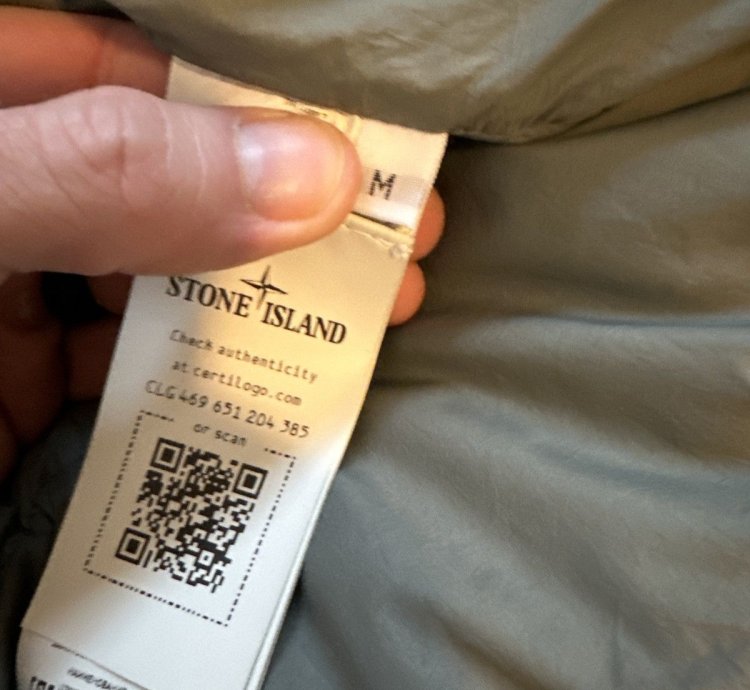 Stone Island Olive Down Jacket
