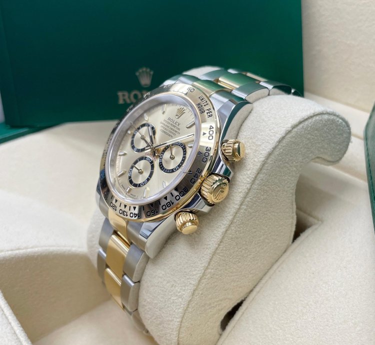 Rolex Daytona New Daytona 126503 Champagne Index Dial Two Tone Yellow Gold Stainless Steel