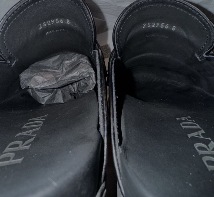 Prada Leather Mule Slippers