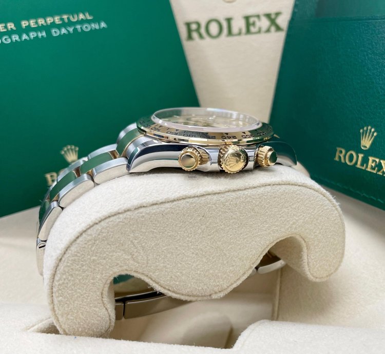 Rolex Daytona New Daytona 126503 Champagne Index Dial Two Tone Yellow Gold Stainless Steel