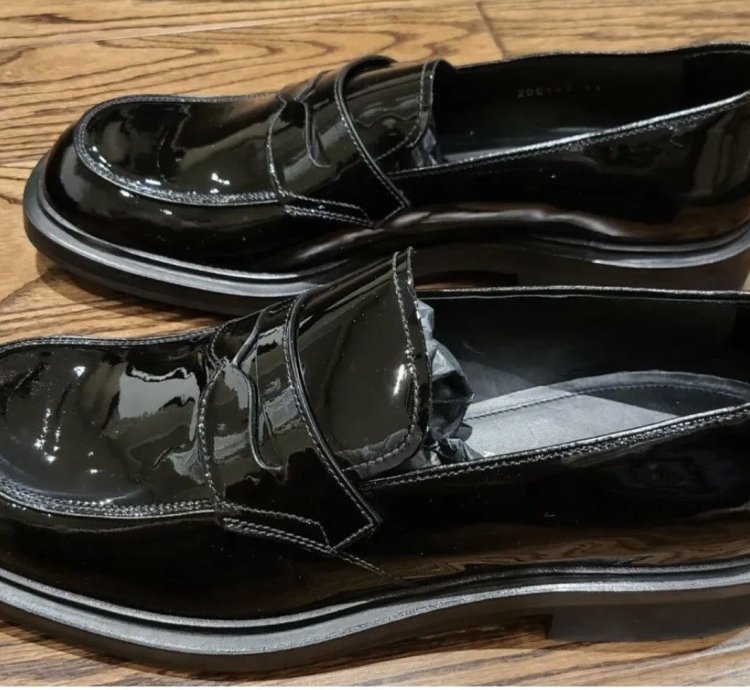 Prada Leather Penny Loafers