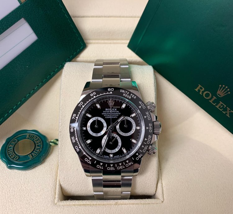 Rolex Daytona New Daytona Ceramic Bezel Black Dial 116500ln 2019 Unworn
