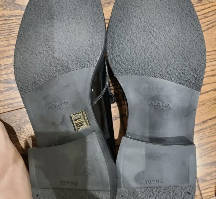 Prada Leather Penny Loafers