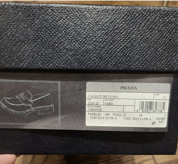 Prada Leather Penny Loafers