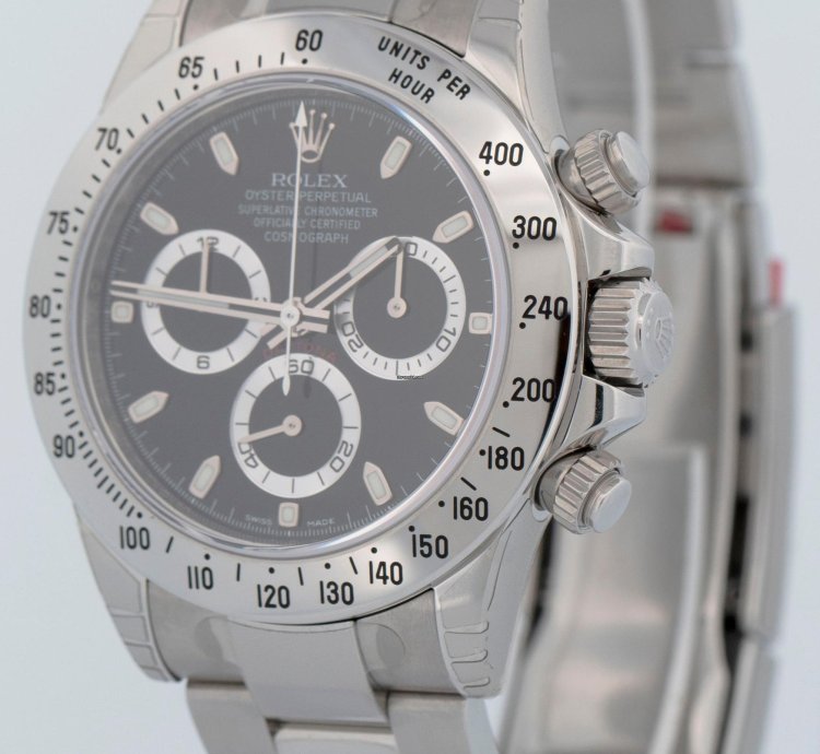 Rolex Daytona New Stickered 2013 Papers Rolex Daytona Cosmograph 40mm Steel 116520 Watch Box