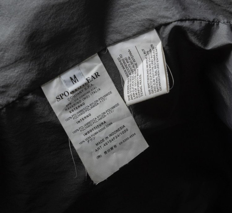 Stone Island Opaque Nylon Tela Goose Down Jacket