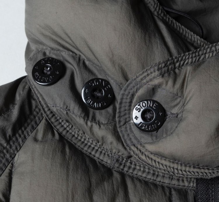 Stone Island Opaque Nylon Tela Goose Down Jacket