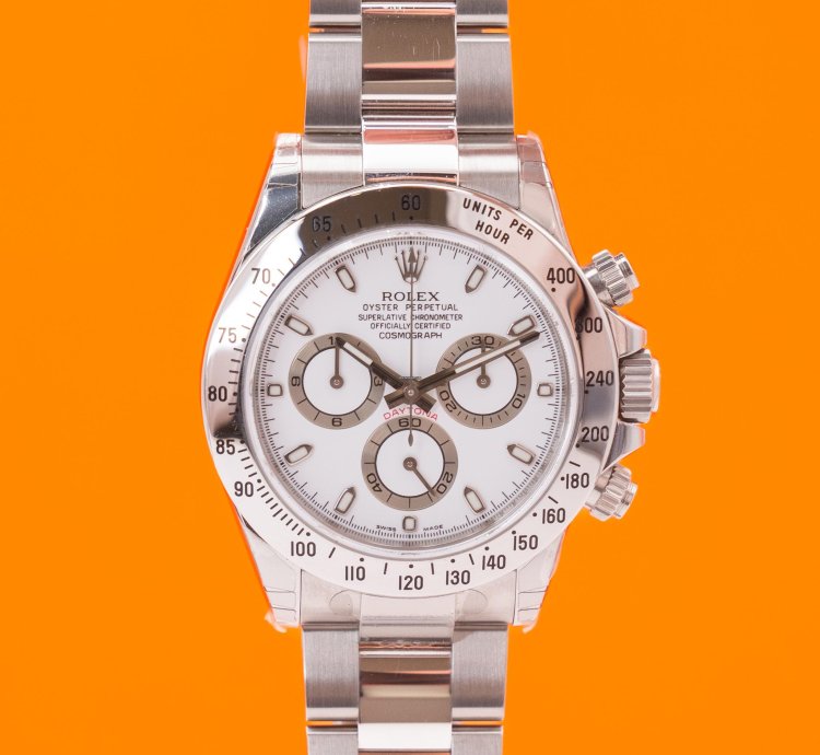 Rolex Daytona Nos Rolex Cosmograph Daytona 40mm 116520 White Aph Dial New Buckle -serial
