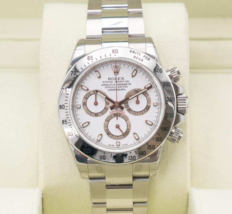 Rolex Daytona Nos Rolex Cosmograph Daytona 40mm 116520 White Aph Dial New Buckle -serial