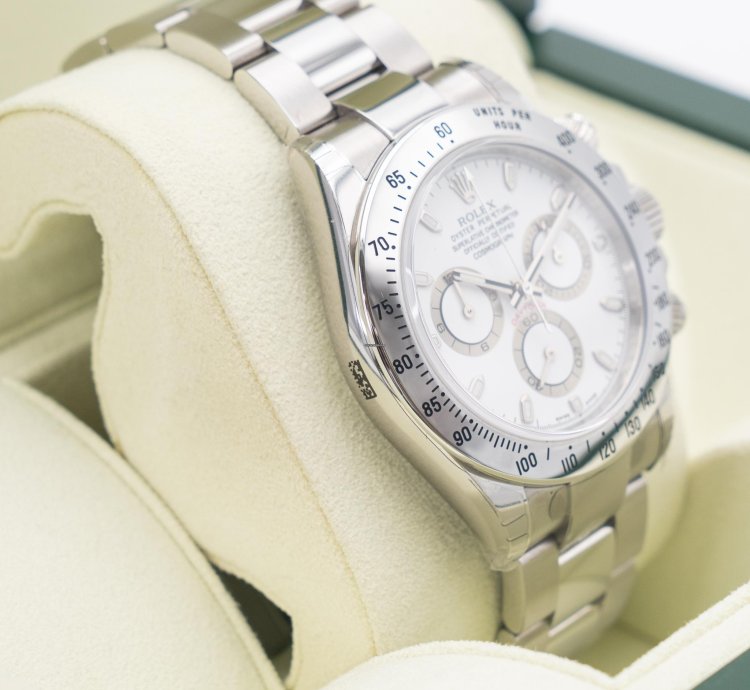 Rolex Daytona Nos Rolex Cosmograph Daytona 40mm 116520 White Aph Dial New Buckle -serial