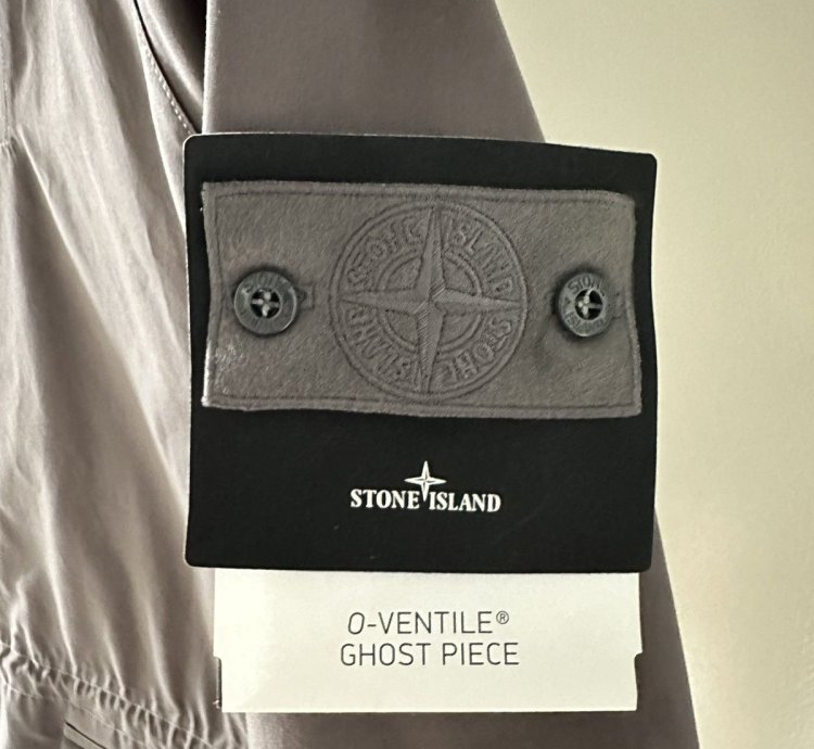 Stone Island Organic Ventile Ghost Piece Anorak Dark Grey