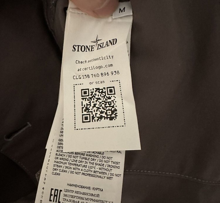 Stone Island Organic Ventile Ghost Piece Anorak Dark Grey
