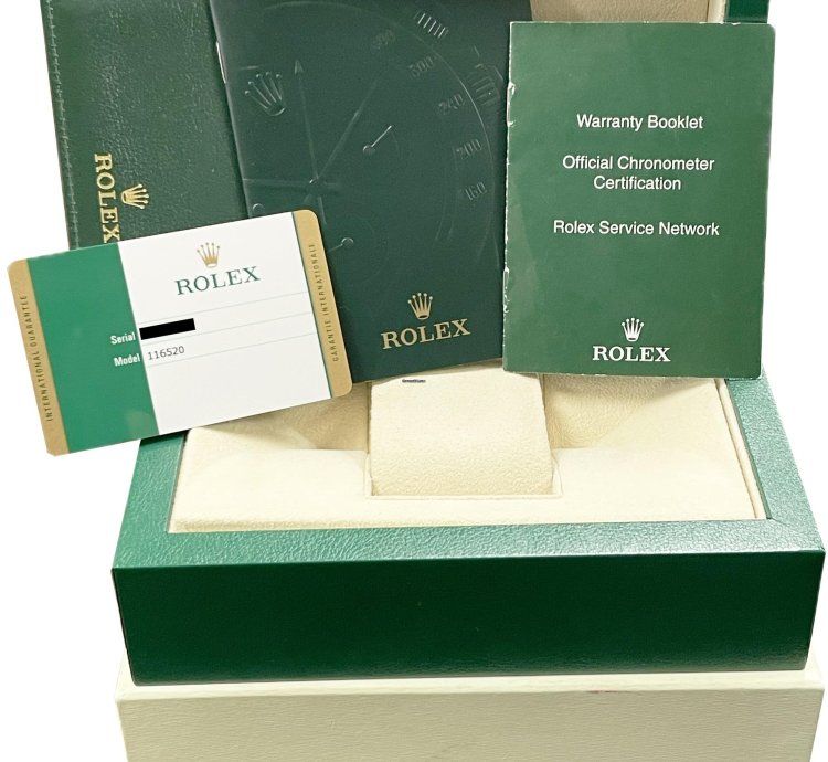 Rolex Daytona Nos Stickered Rolex Daytona Cosmograph Chromalight Random Serial 40mm 116520