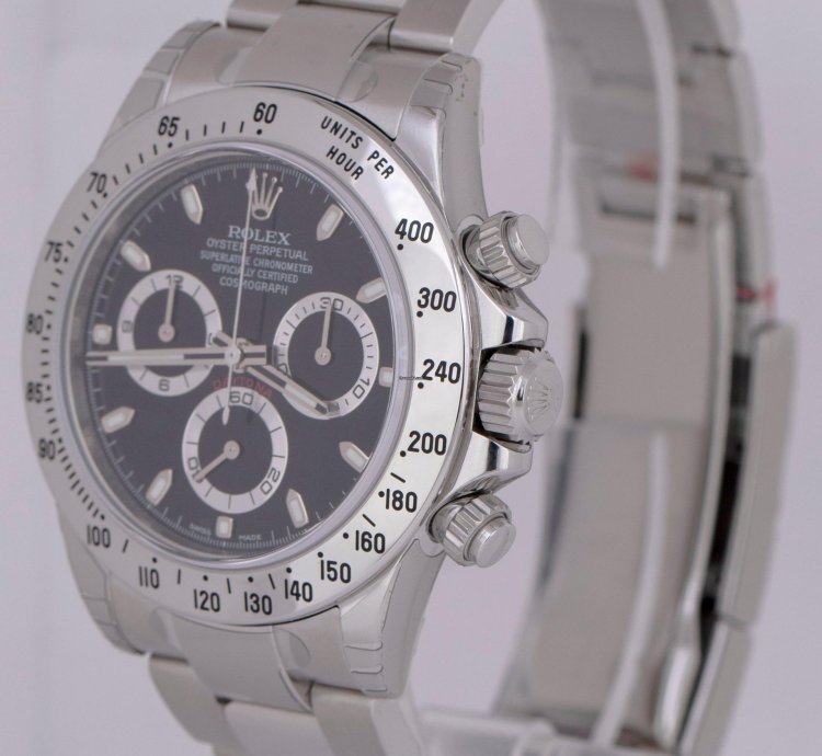 Rolex Daytona Nos Stickered Rolex Daytona Cosmograph Chromalight Random Serial 40mm 116520