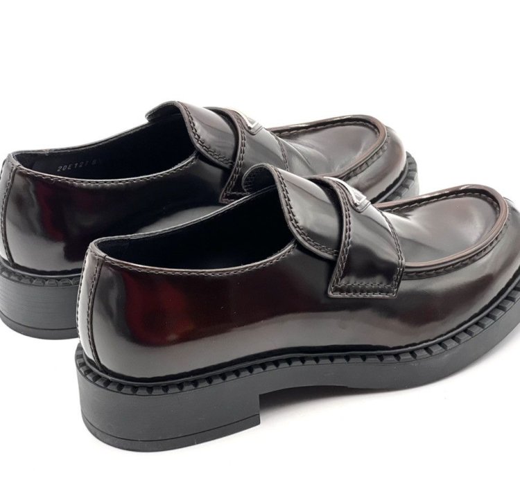 Prada Lifestyle Leather Loafers