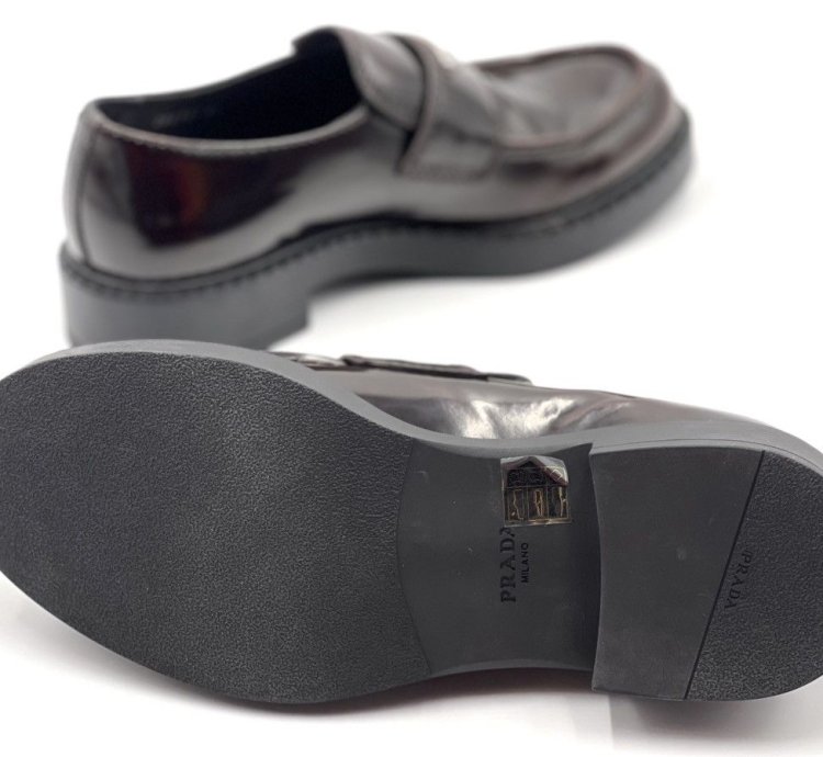Prada Lifestyle Leather Loafers