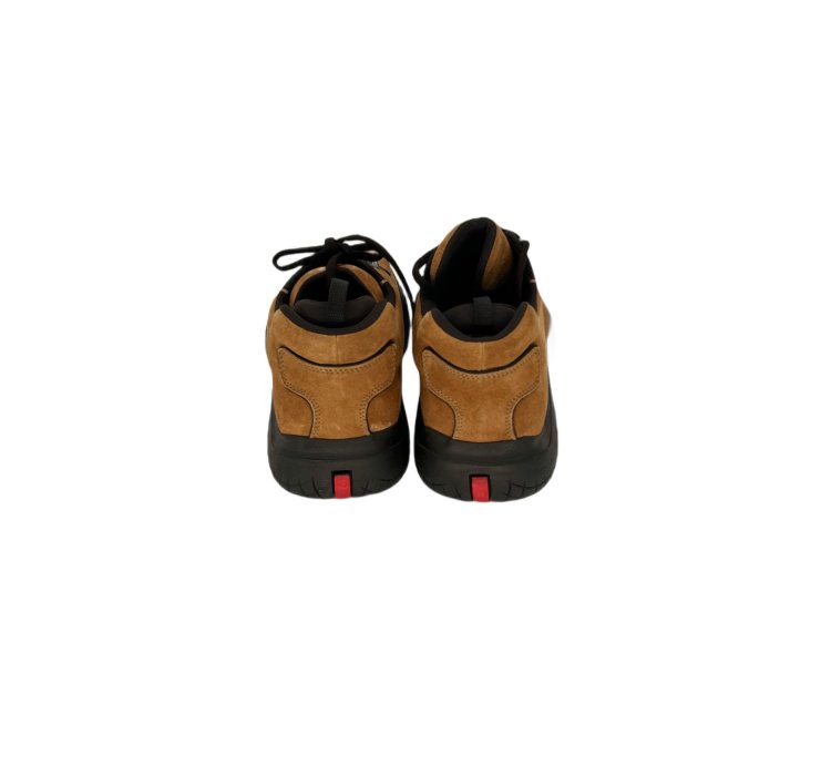Prada Linea Rossa Orange Suede Walking Boot