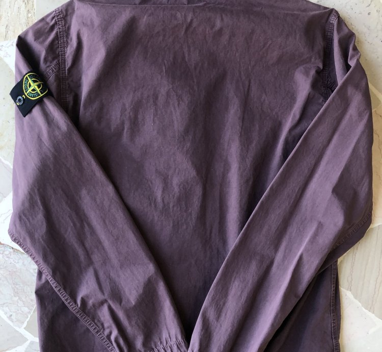 Stone Island Overshirt Brushed Cotton Canvas Jacket Shirt