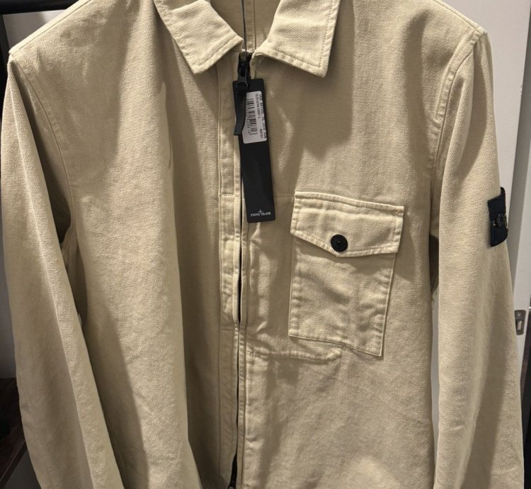 Stone Island Overshirt Light Jacket Tan Beige