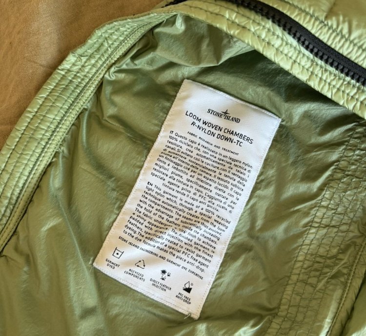 Stone Island Packable Down Jacket Sage Green