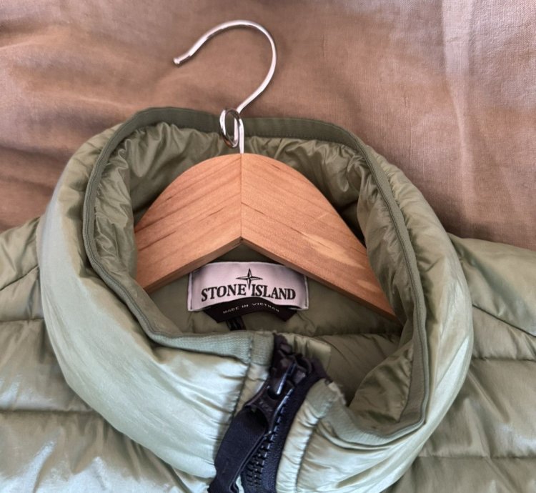 Stone Island Packable Down Jacket Sage Green