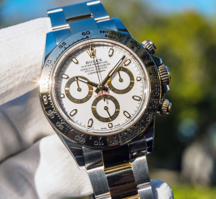 Rolex Daytona Unworn 2023 Daytona 116503 Two Tone White Dial