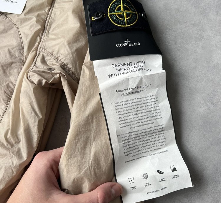 Stone Island Packable Garment Dyed Micro Yarn Bomber