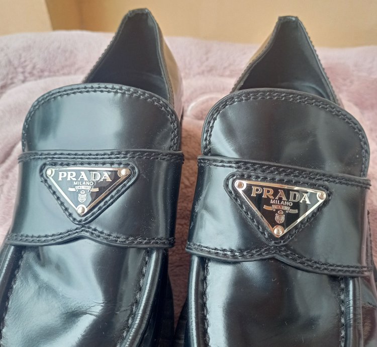 Prada Logo Loafers