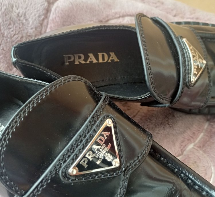Prada Logo Loafers