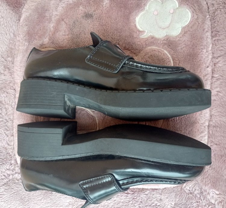 Prada Logo Loafers