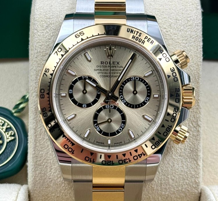 Rolex Daytona Unworn Cosmograph Daytona 40mm Champagne Dial Two Tone Bracelet 126503 Box Papers 2024