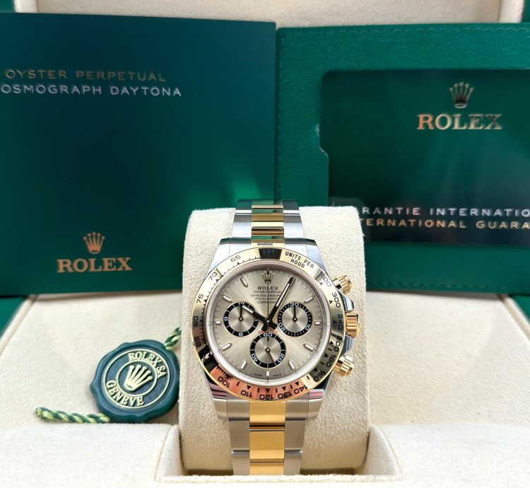 Rolex Daytona Unworn Cosmograph Daytona 40mm Champagne Dial Two Tone Bracelet 126503 Box Papers 2024