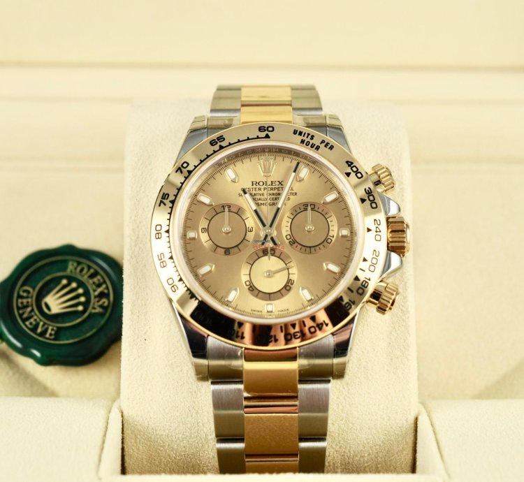 Rolex Daytona Unworn Full Set Champagne Dial