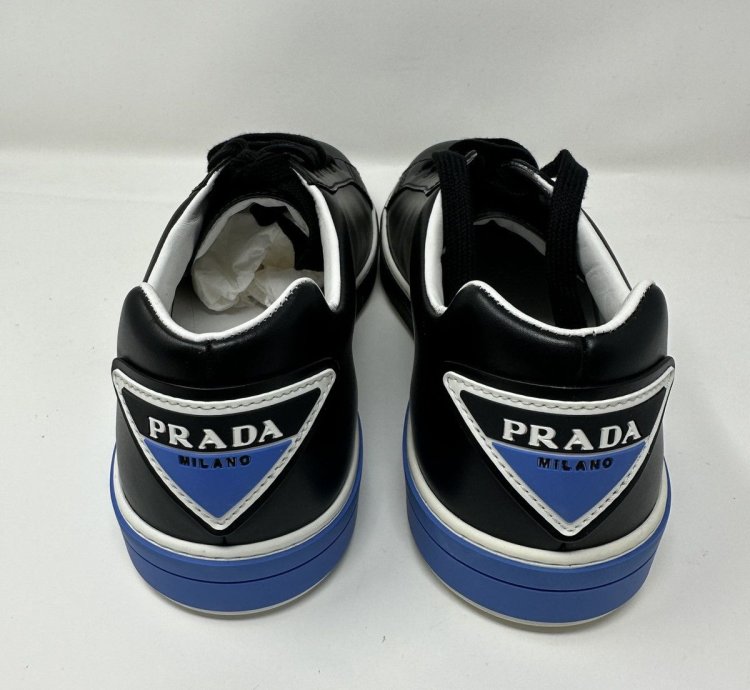 Prada Low Top Leather Sneakers