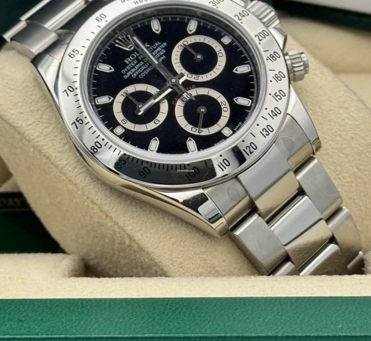 Rolex Daytona Unworn Stickers Original Purchase Receipt In Stock
