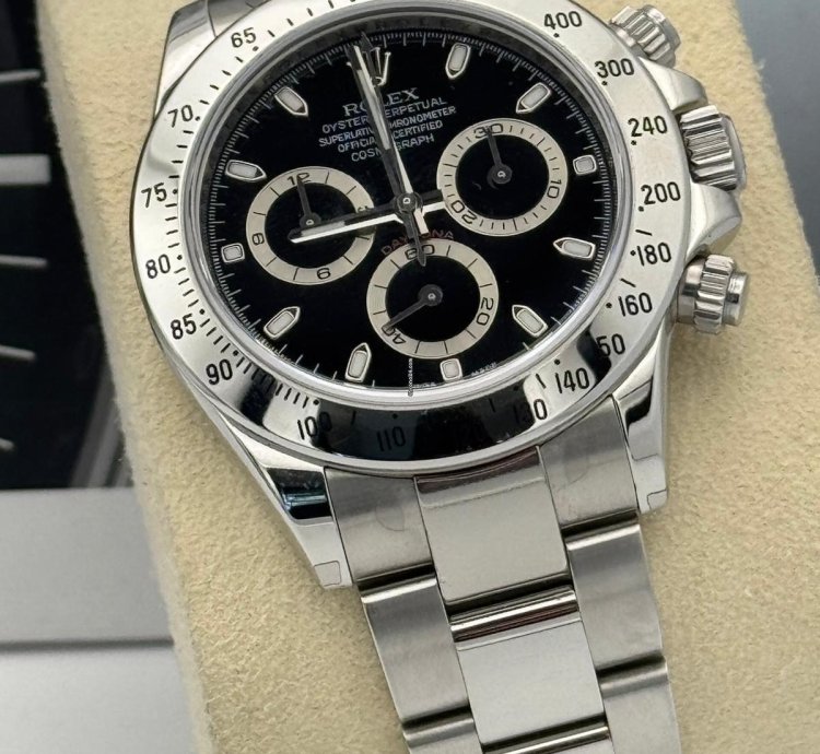 Rolex Daytona Unworn Stickers Original Purchase Receipt In Stock