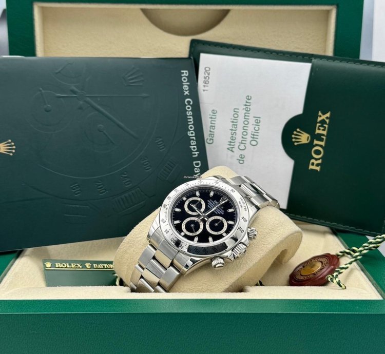 Rolex Daytona Unworn Stickers Original Purchase Receipt In Stock