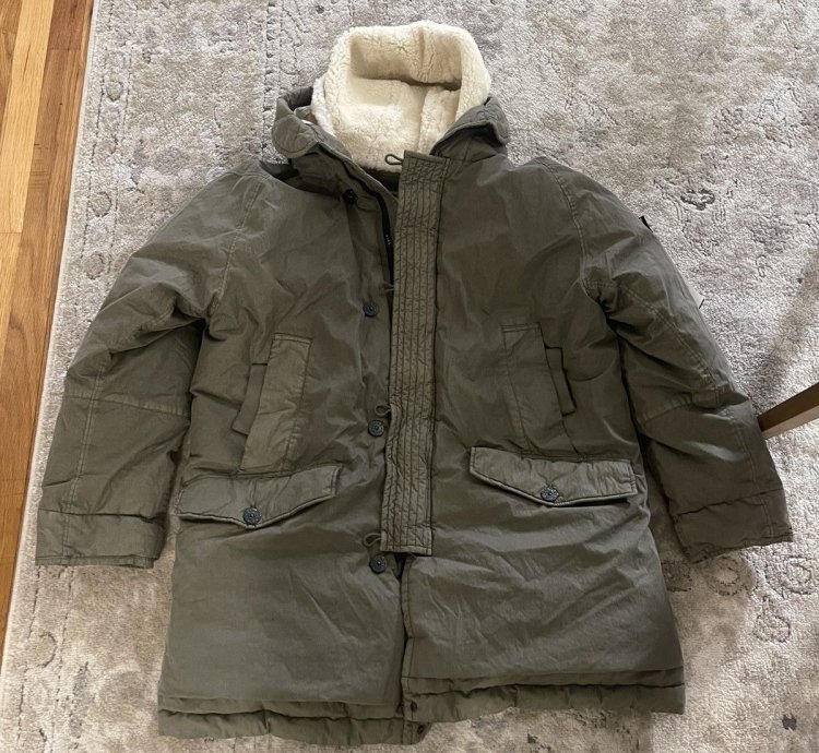 Stone Island Parka 50 Fili Resinata Down