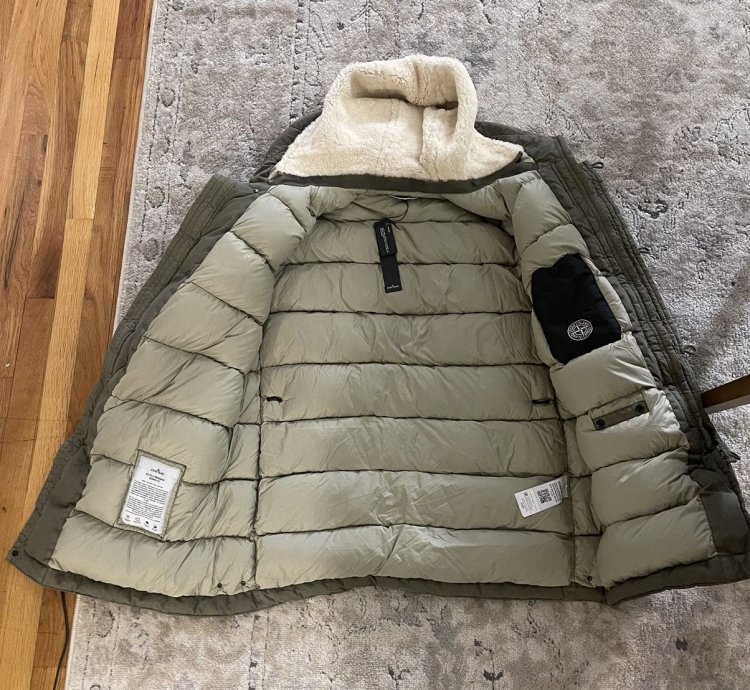 Stone Island Parka 50 Fili Resinata Down