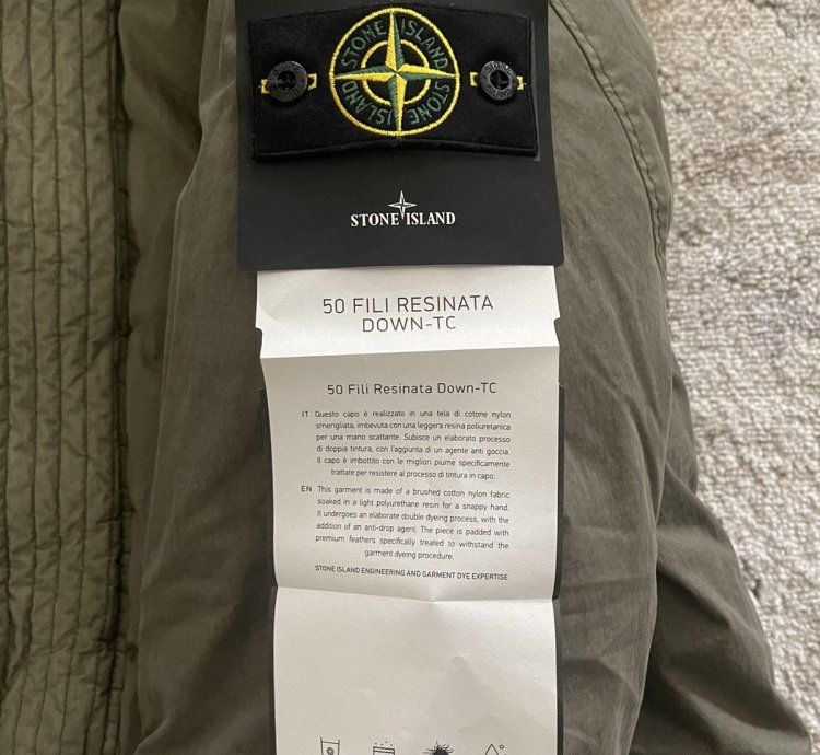 Stone Island Parka 50 Fili Resinata Down