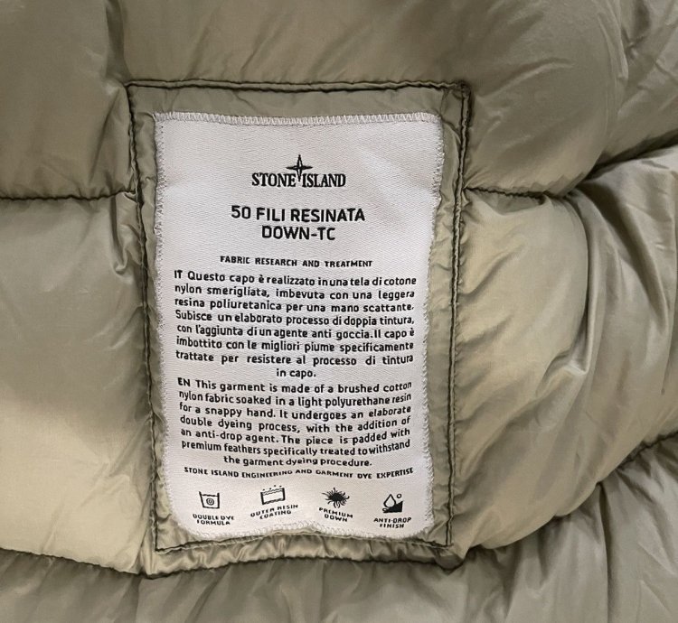 Stone Island Parka 50 Fili Resinata Down