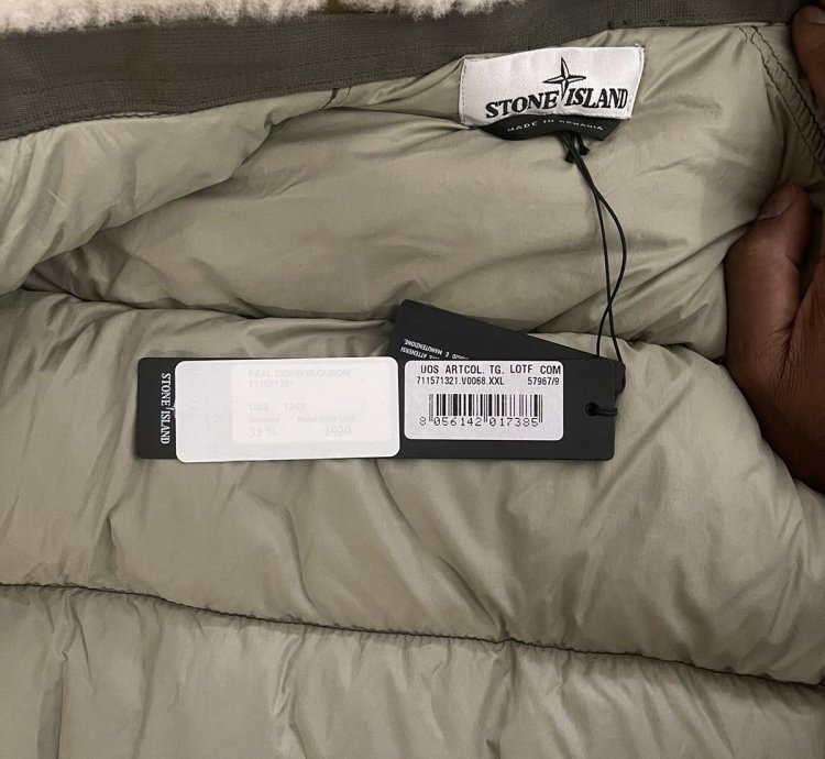 Stone Island Parka 50 Fili Resinata Down