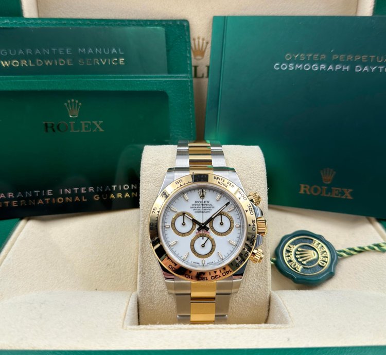 Rolex Daytona White Dial Two Tone Bracelet 126503 Unworn 2025