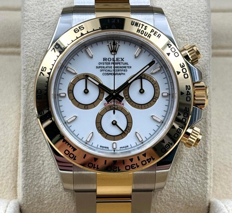 Rolex Daytona White Dial Two Tone Bracelet 126503 Unworn 2025