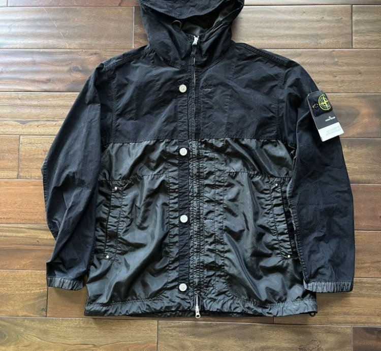 Stone Island Polyester Tela With David Light-tc Jacket