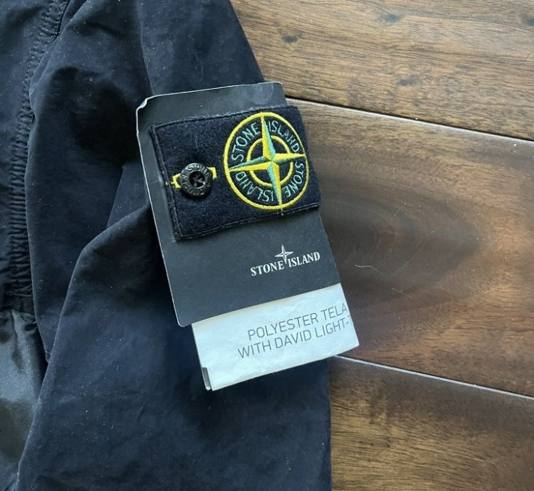 Stone Island Polyester Tela With David Light-tc Jacket