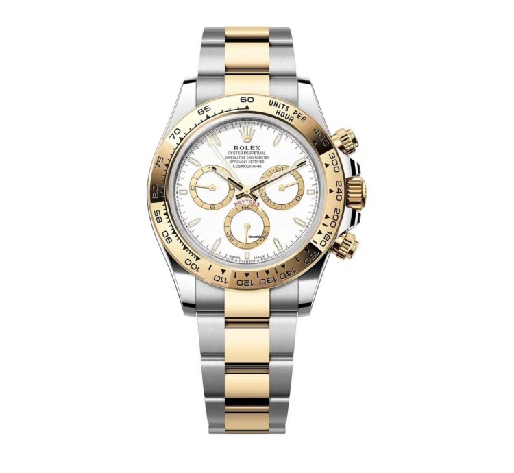 Rolex Daytona Yellow Gold And Steel Daytona White Index Dial - Oyster Bracelet 126503