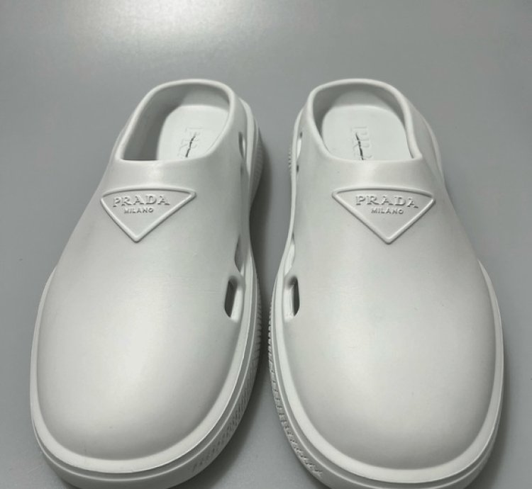 Prada Mellow Rubber Mules Shoes White Men Eu 43 Us 10 625