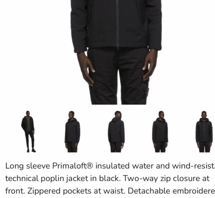 Stone Island Primaloft Jacket 800